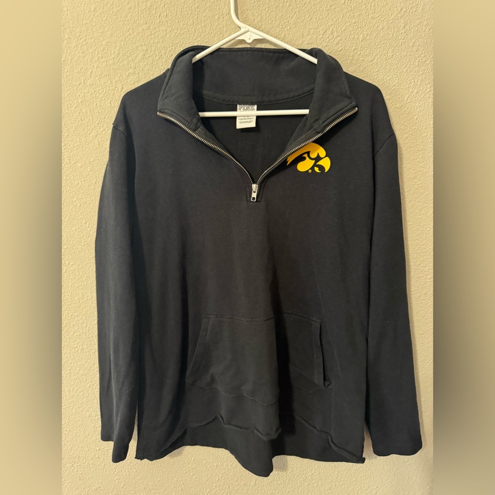 Victoria's Secret PINK Hawkeye Black Pullover